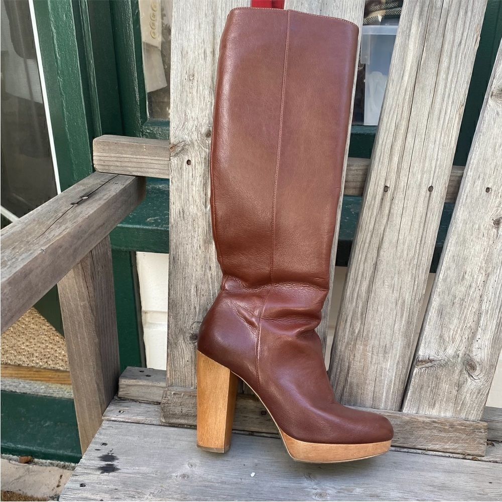 Stella McCartney Knee High Boot Heels in brown EU35.5 - Picture 5 of 13